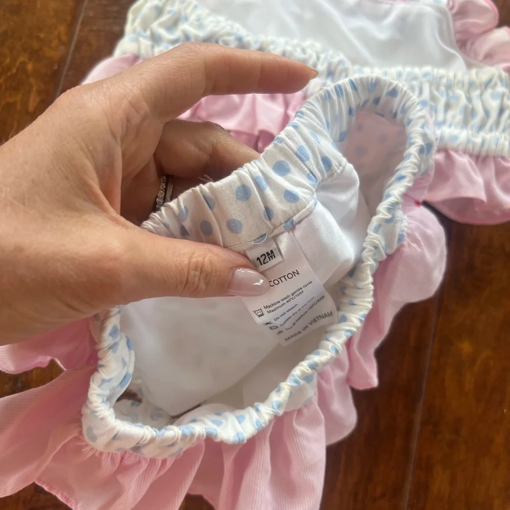 “Emma” Ruffled Baby Bikini 12M - Picture 3 of 3